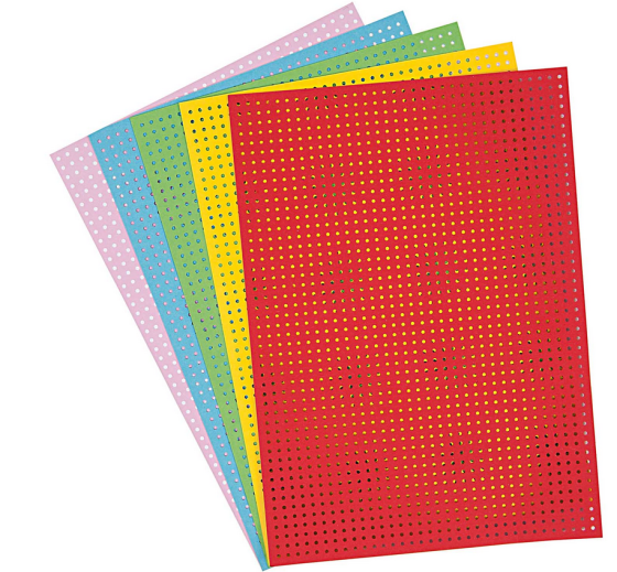Stickkarton verschiedene Farben